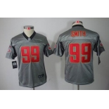 nike youth nfl jerseys san francisco 49ers #99 smith grey[Elite shadow]