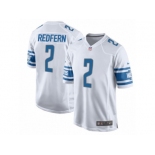 Men Nike Detroit Lions #2 Kasey Redfern Game White NFL Jersey