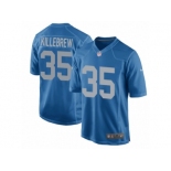 Men Nike Detroit Lions #35 Miles Killebrew Game Blue Alternate NFL Jersey