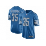 Men Nike Detroit Lions #35 Miles Killebrew Game Blue Team Color NFL Jersey