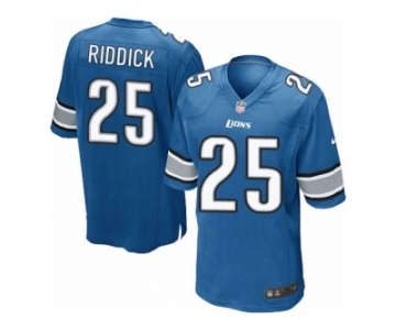 Men's Nike Detroit Lions #25 Theo Riddick Game Light Blue Team Color NFL Jersey