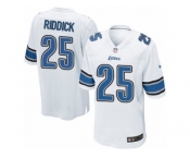 Men's Nike Detroit Lions #25 Theo Riddick Game White NFL Jersey