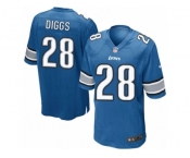 Men's Nike Detroit Lions #28 Quandre Diggs Game Light Blue Team Color NFL Jersey