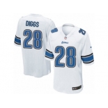 Men's Nike Detroit Lions #28 Quandre Diggs Game White NFL Jersey