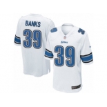 Men's Nike Detroit Lions #39 Johnthan Banks Game White NFL Jersey