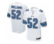 Men's Nike Detroit Lions #52 Antwione Williams Game White NFL Jersey