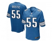 Men's Nike Detroit Lions #55 Jon Bostic Game Light Blue Team Color NFL Jersey