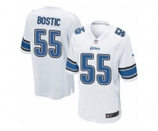 Men's Nike Detroit Lions #55 Jon Bostic Game White NFL Jersey