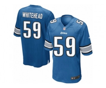 Men's Nike Detroit Lions #59 Tahir Whitehead Game Light Blue Team Color NFL Jersey