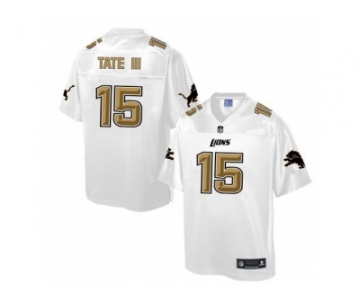 Nike Detroit Lions #15 Golden Tate III White Men's NFL Pro Line Fashion Game Jersey