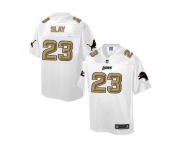 Nike Detroit Lions #23 Darius Slay White Men's NFL Pro Line Fashion Game Jersey