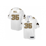 Nike Detroit Lions #35 Joique Bell White Men's NFL Pro Line Fashion Game Jersey