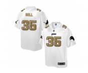 Nike Detroit Lions #35 Joique Bell White Men's NFL Pro Line Fashion Game Jersey