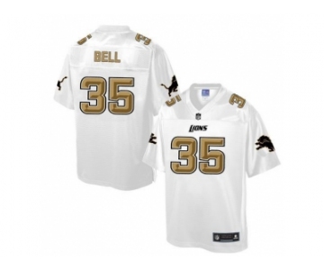 Nike Detroit Lions #35 Joique Bell White Men's NFL Pro Line Fashion Game Jersey