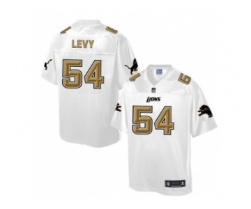 Nike Detroit Lions #54 DeAndre Levy White Men's NFL Pro Line Fashion Game Jersey