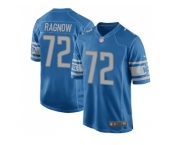 Nike Detroit Lions #72 Frank Ragnow Home Men Blue Game NFL Jersey