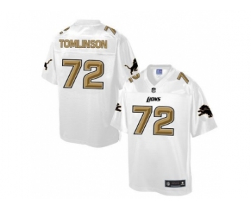 Nike Detroit Lions #72 Laken Tomlinson White Men's NFL Pro Line Fashion Game Jersey