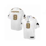 Nike Detroit Lions #9 Matthew Stafford White Men's NFL Pro Line Fashion Game Jersey