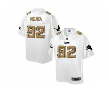 Nike Detroit Lions #92 Haloti Ngata White Men's NFL Pro Line Fashion Game Jersey