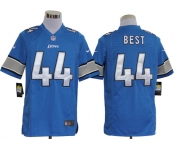 nike nfl jerseys detroit lions #44 jahvid best blue Game Jersey