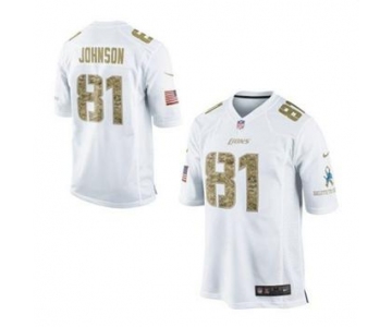 nike nfl jerseys detroit lions #81 calvin johnson white[nike USA]