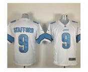 nike nfl jerseys detroit lions #9 stafford white[game]