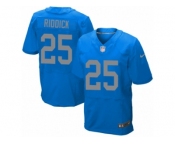 Men's Nike Detroit Lions #25 Theo Riddick Elite Blue Alternate NFL Jersey