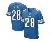 Men's Nike Detroit Lions #28 Quandre Diggs Elite Light Blue Team Color NFL Jersey