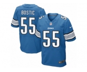 Men's Nike Detroit Lions #55 Jon Bostic Elite Light Blue Team Color NFL Jersey