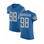 Men's Nike Detroit Lions #98 Damon Harrison Blue Team Color Vapor Untouchable Elite Player NFL Jersey