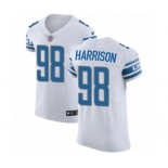 Men's Nike Detroit Lions #98 Damon Harrison White Vapor Untouchable Elite Player NFL Jersey