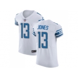 Nike Detroit Lions #13 T.J. Jones White Men Stitched NFL Vapor Untouchable Elite Jersey