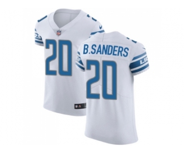 Nike Detroit Lions #20 Barry Sanders White Men Stitched NFL Vapor Untouchable Elite Jersey