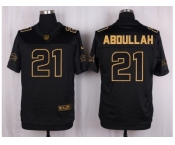 Nike Detroit Lions #21 Ameer Abdullah Black Pro Line Gold Collection Jersey[Elite]