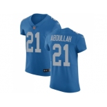 Nike Detroit Lions #21 Ameer Abdullah Blue Throwback Men Stitched NFL Vapor Untouchable Elite Jersey