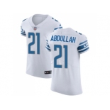 Nike Detroit Lions #21 Ameer Abdullah White Men Stitched NFL Vapor Untouchable Elite Jersey