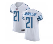 Nike Detroit Lions #21 Ameer Abdullah White Men Stitched NFL Vapor Untouchable Elite Jersey