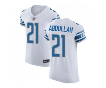 Nike Detroit Lions #21 Ameer Abdullah White Men Stitched NFL Vapor Untouchable Elite Jersey