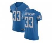 Nike Detroit Lions #33 Kerryon Johnson Blue Team Color Men Stitched NFL Vapor Untouchable Elite Jersey