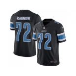 Nike Detroit Lions #72 Frank Ragnow Men Rush Vapor Untouchable Black Elite NFL Jersey