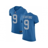 Nike Detroit Lions #9 Matthew Stafford Blue Alternate Men Stitched NFL Vapor Untouchable Elite Jersey