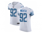 Nike Detroit Lions #92 Haloti Ngata White Men Stitched NFL Vapor Untouchable Elite Jersey