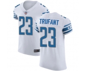 Nike Lions #23 Desmond Trufant White Men's Stitched NFL New Elite Jersey