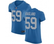 Nike Lions #59 Reggie Ragland Blue Throwback Men's Stitched NFL Vapor Untouchable Elite Jersey