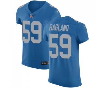 Nike Lions #59 Reggie Ragland Blue Throwback Men's Stitched NFL Vapor Untouchable Elite Jersey