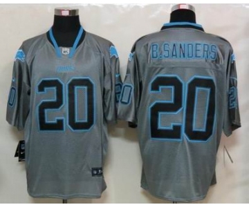 nike nfl jersey detroit lions #20 b.sanders grey[Elite lights out]