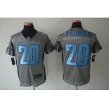 nike nfl jersey detroit lions #20 b.sanders grey[Elite shadow]