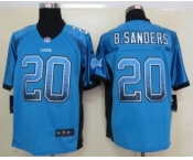 nike nfl jersey detroit lions #20 sanders blue[Elite drift fashion]