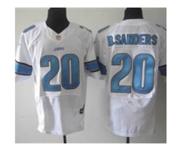 nike nfl jerseys  detroit lions #20 b.sanders white [Elite]