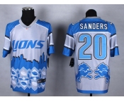 nike nfl jerseys detroit lions #20 sanders[Elite Style Noble Fashion]